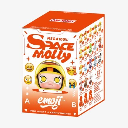 POPMART-MEGA SPACE MOLLY 100% × emoji™ Series