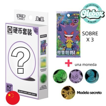 Colección de Monedas Pokémon 151 SURPRISE -CHINO