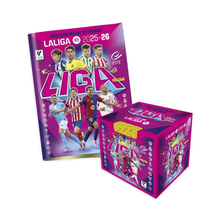 Liga Este 2025:26 – Album + Cajita 50 sobres – Colección Oficial Panini Liga Este 2025/26 - Album + Cajita 50 sobres - Colección Oficial Panini - Imagen 1