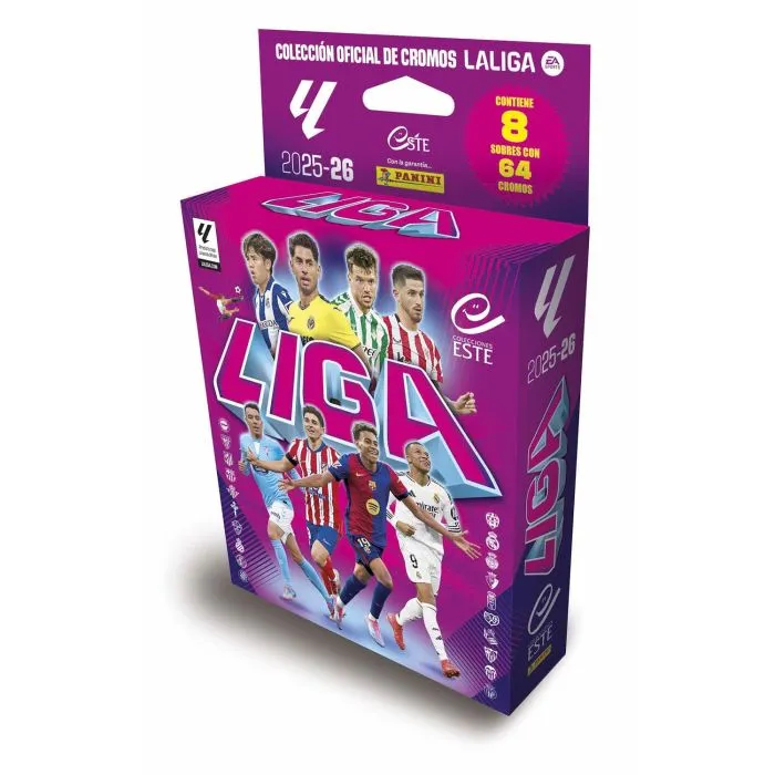 Liga Este 2025:26 – Blister 8 sobres – Colección Oficial Panini Liga Este 2025/26 - Blister 8 sobres - Colección Oficial Panini - Imagen 1