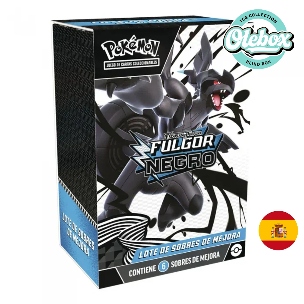 POKEMON Booster Bundle Fulgor Negro – Español POKEMON Booster Bundle Fulgor Negro - Español - Imagen 1