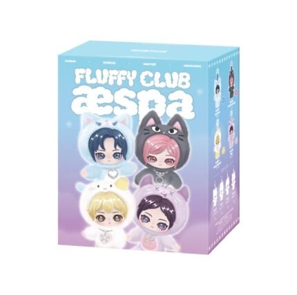 POPMART X Aespa Fluffy Club Series Vinyl Plush Doll Pendant