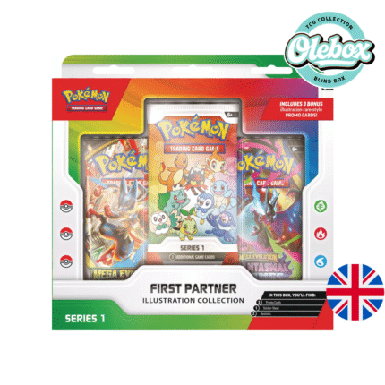 POKEMON First Partner Illustration Collection Series 1-INGLÉS