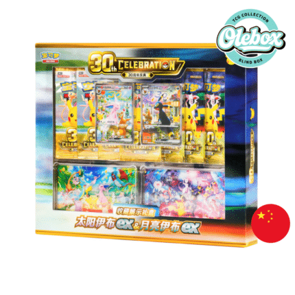 Pokémon TCG – Celebración del 30.º Aniversario – Caja de Colección Espeon ex & Umbreon ex-CHINO